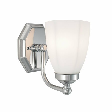 NORWELL Trevi 1 Light Sconce - Chrome 8318-CH-HXO